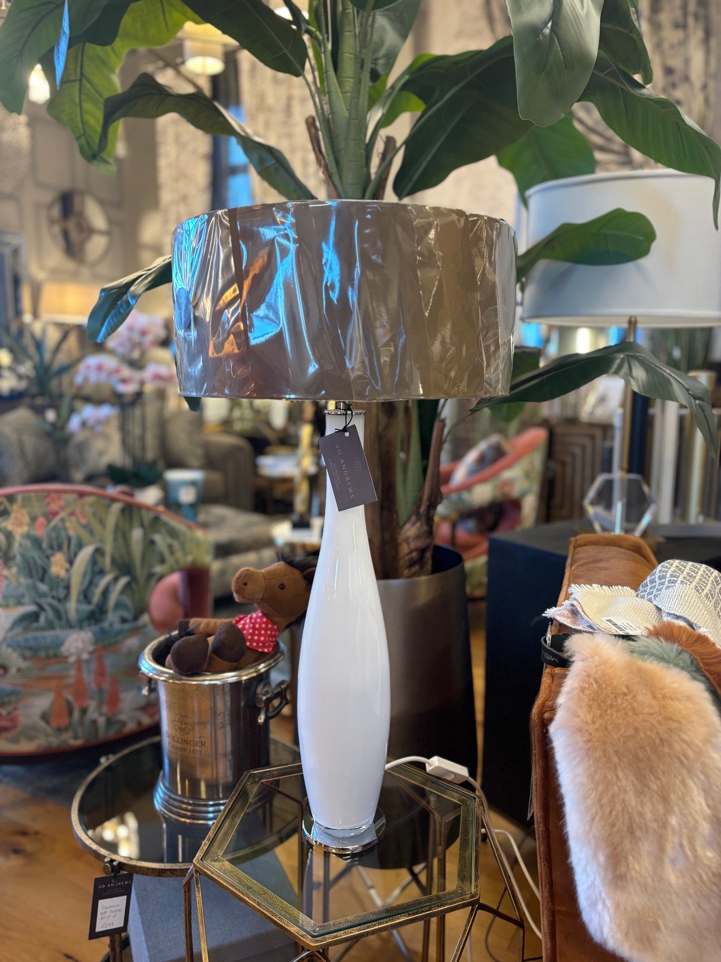 Heathfield Mono White Table Lamp