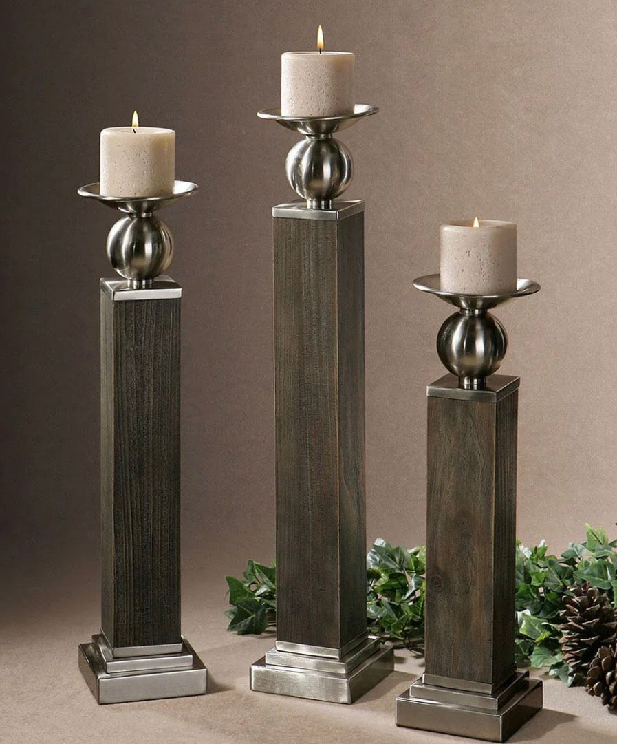 Hesita Candle Holder Set of 3