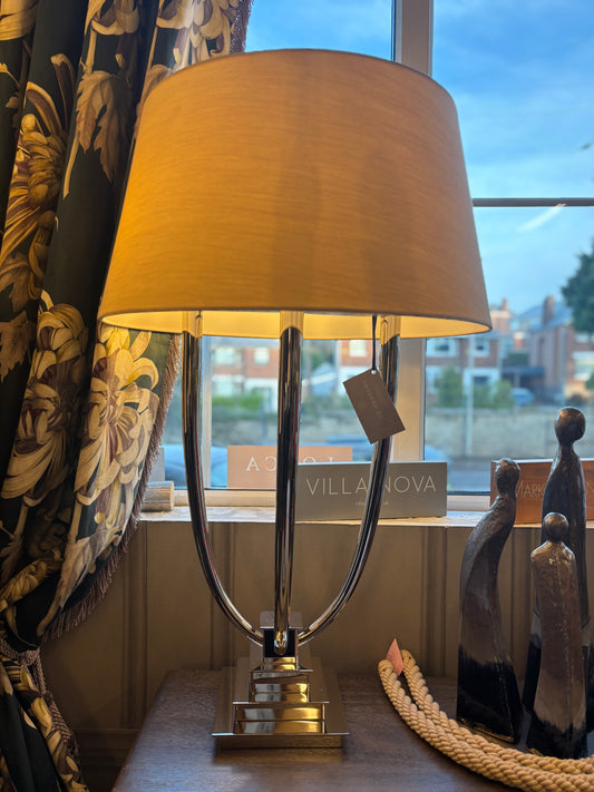 Allegra Chrome Table Lamp