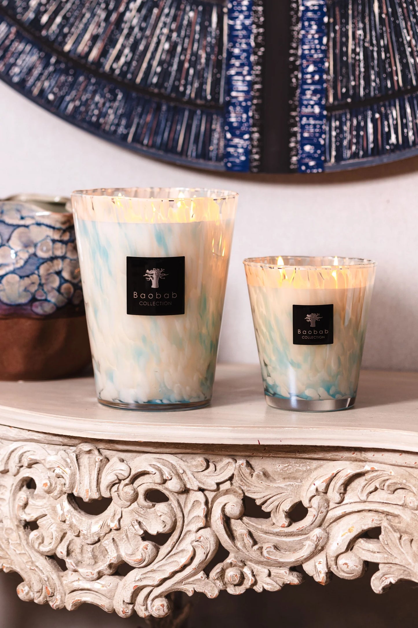 Baobab Candle Sapphire Pearls