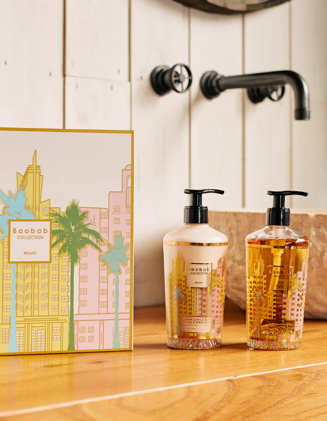 Baobab Gift Box Miami Body & Hand Lotion and Hand Wash Gel